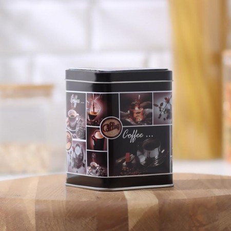 Bank for bulk products "Bistro", 10 × 7.5 cm, black color