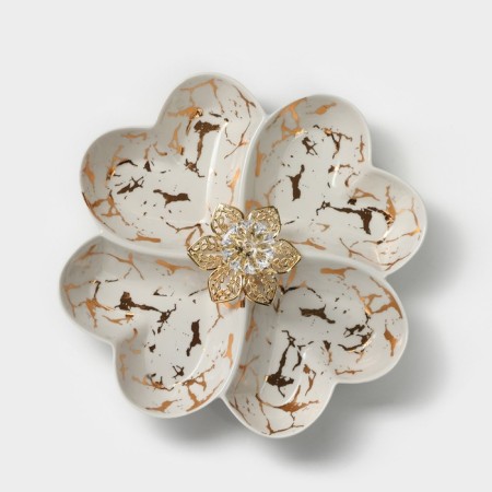 Menzhitsa 4 cells "Marbl", 20 × 3.2 cm, white color-3