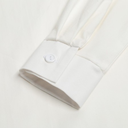 Women's shirt minku: classic color white, size 42-7