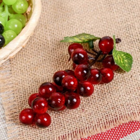 Flood "Grapes" gloss, 22 berries 12 cm, mix-1
