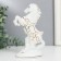 Souvenir Ceramics "White Horse on the Hids" with gold, 15 cm