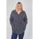 Women's tunic, size 74, dark blue color