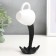 Polystone souvenir "White cup black coffee - spray" 15x5x8 cm