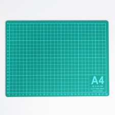 Cutting mat, 30 × 22 cm, A4, green color, DK-004