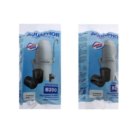 A set of interchangeable cartridges for Aquaphor Modern B200, softening-1