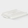 Rectangular Magistro Blanche, 30 × 19 cm, white color, white