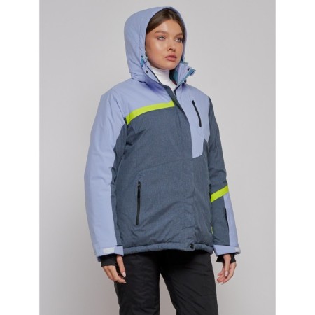 Ski jacket female winter, size 58, purple color-21