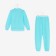 Costume (jumper, trousers), children are launched, turquoise color, height 122 cm