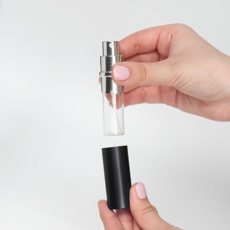 Perfume bottle, with a spray, 10 ml, black color-15