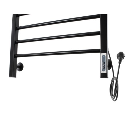 Domoterm electric heated towel rail "Cuba" P8, 500x800 mm, right, black matte-2