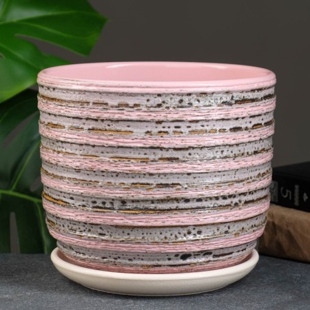 Flower pot "cuckoo" pink, 2.79 liters