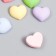 Decor for creativity Plastic "Heart Sephire" MIX 0.5x1.3x1.3 cm