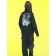 Jumper for girls, height 122 cm, black color