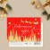 Postcard-Mini "New Year's Miracles", Sani, 10.5 x 7.5 cm, New Year