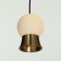 Lamp Bayerlux 2281/1 LED white-gold 10.5x10.5x15-115 cm