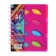 Notepad on the crest A6, 100 sheets, line, plastic cover, with "leaves" separators, mix