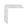 ZAG-75 square, zinc, in packaging 100 pcs.