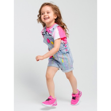 Denim jumpsuit for the girl PlayTode, height 86 cm-4