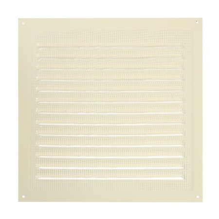 Ventilation grate Zein Lux RM303sk, 300 x 300 mm, with a grid, metal, clone bone-5