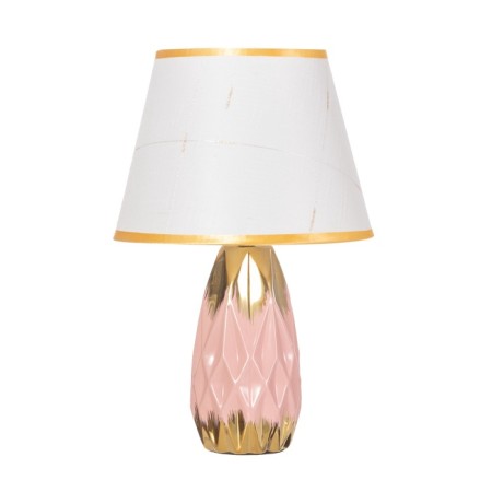 Table lamp "Andrea" 1x40W E14 pink/gold 24x24x40cm-8