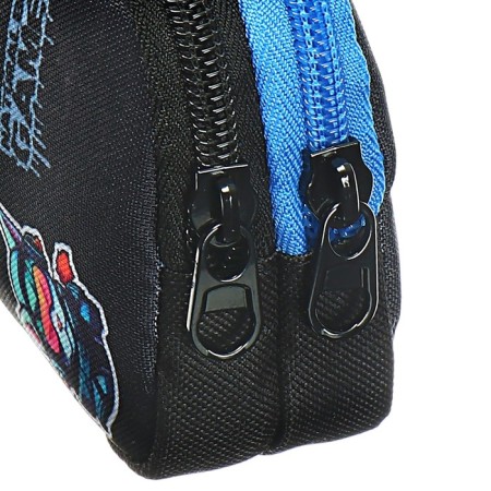 Penal soft, 2 compartments, volumetric, 90 x 220 x 40 mm, Stavia "Gamer" Black 86231-4