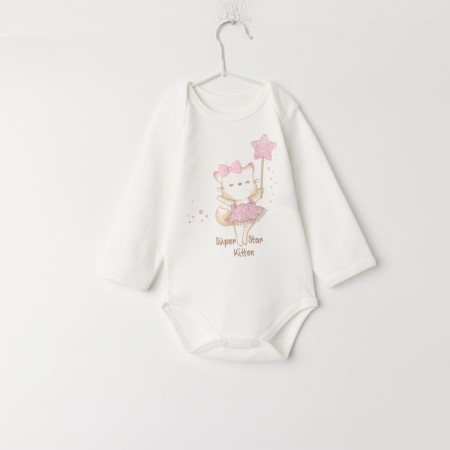 Kit for children, white/pink color, height 62 cm