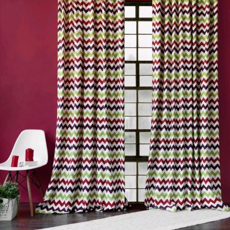 Set of curtains "Michael", size 170 x 270 cm - 2 pcs, green