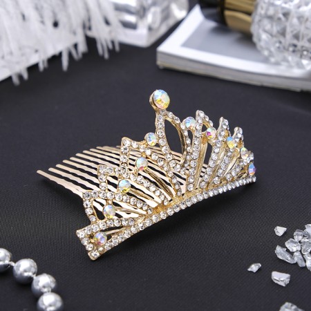 Hair diadem "Royal Special" fan, 3.8x7.5 cm