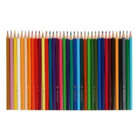 Pencils of 36 colors Faber-Castell ECO "Castle" 1201 7/2.8 hexagonal case, with a sharpener, mix-2