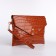 Clamp bag on the valve, brown color