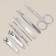 Manicure set of “Flower rapsia”, 7 items, in a case, multi -colored