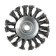 Metal brush for ushm tundra, twisted wire, "plate", M14, 100 mm