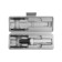 Sprinkle Square Tundra 1/2, with bats 6 pcs., Metal handle, case