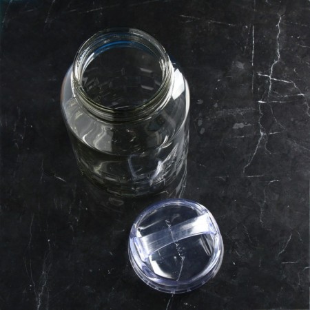 Bank for bulk products "Universal", glass, transparent cover, 4.5 l, Iran-1