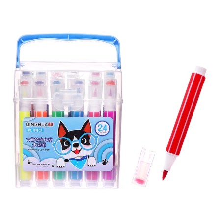 Fleeters 24 Colors thick with printed a ventilated cap, blue