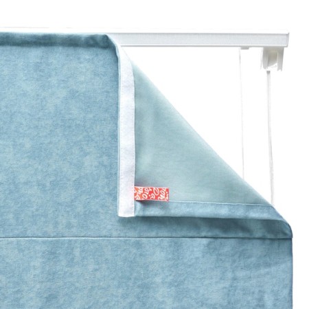 Roman curtain "Wander", size 140x175 cm, chocolate color-2