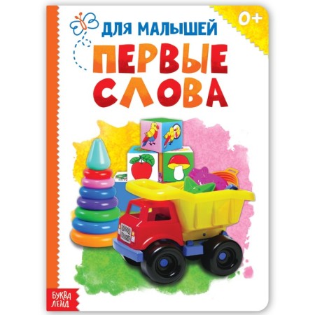 Cardboard book "First words" 10 p., Mix-1