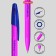 Ballic handle Erichkrause R-301 Neon Stick, node 0.7 mm, blue ink, writing length 2000 meters, mix