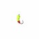 Mormyshka Wolfram Marlin’s Murash No. 3, 4 mm, 1 g, color lemon, 10 pcs.