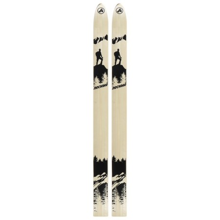 Wood-plastic skiing "forest", 155 cm, with a notch, the color of mix-4