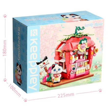 Block designer "Cafe Strawberries", 350 parts-4