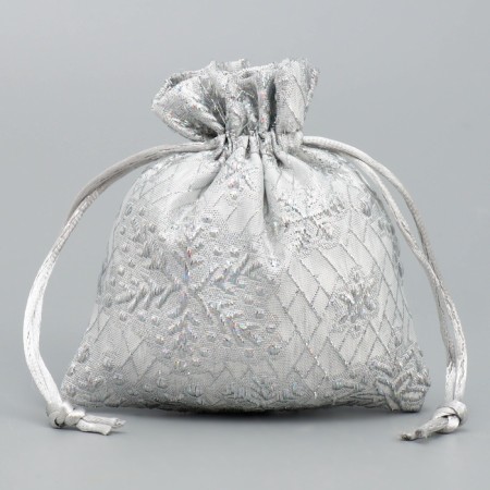 Gift Boach Silver, 10 x 12 cm +/- 1.5 cm, New Year-1