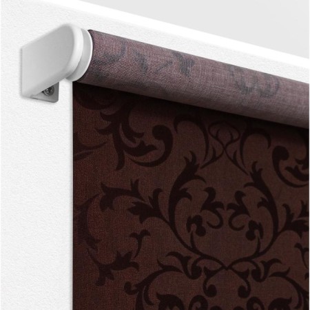 Rolled curtain "Delphi" 120 x 175 cm, dark brown color-3