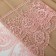 Lace on a grid, 105 mm × 11 ± 1 m, pale pink color