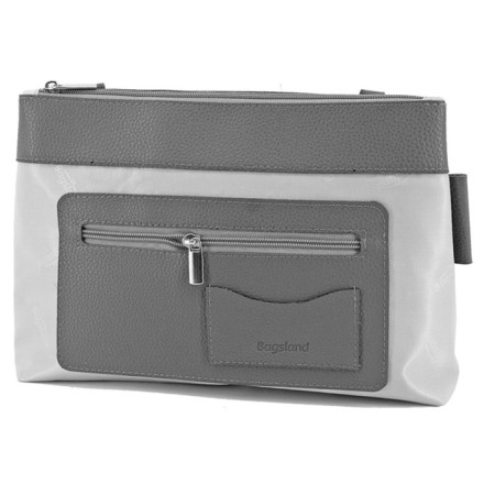 Women's bag B2823-05140, gray, genuine leather, 36x7x40 cm-2