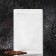 Eight -shirt package with lateral folds, 20 x 30 x 4 cm, white