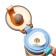 Water bottle, 500 ml, "Movement - Life", with a drinker