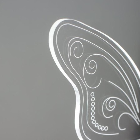 Light "Butterfly" Led RGB from the network 9.5x15x16cm Risalux-4