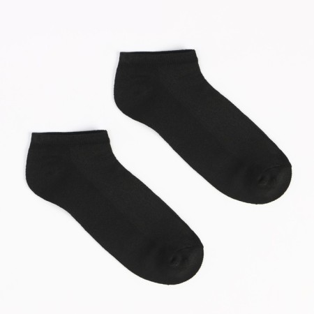 Socks men's shortened net, black color, size 29-1