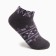 Women's socks shortened terry "snowflakes" dark gray color, size 23-25